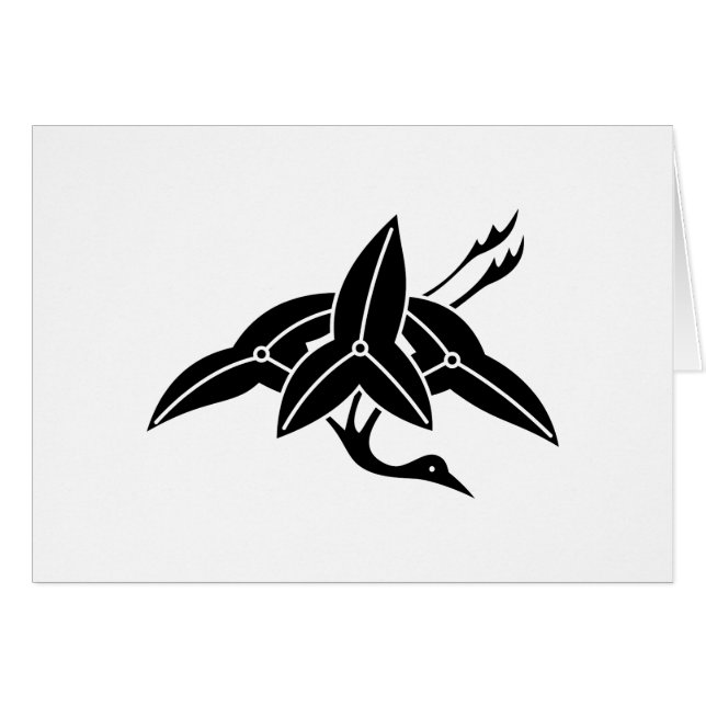 沢瀉鶴 (正面横)