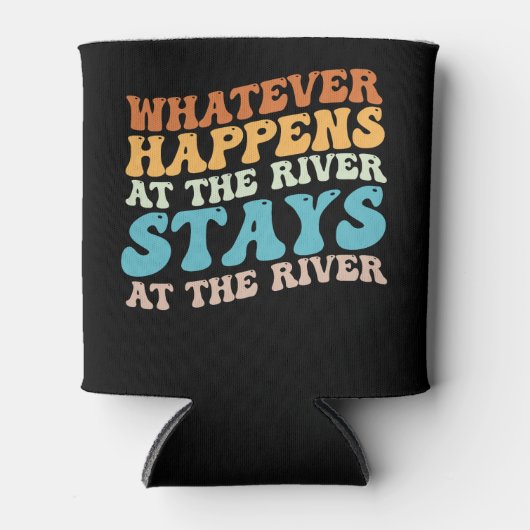 河で起こるものは河に留まる 缶クーラー (正面)