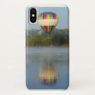河の上の熱気球 iPhone X ケース