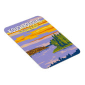 河内洞口国立公園旅行芸術ヴィンテージ マグネット (右側)