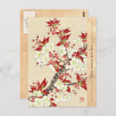 河原崎書道フローラカレンダー ポストカード (正面/裏面)