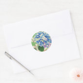 河原崎書道日本の花暦花 ラウンドシール (封筒)