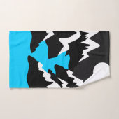 河口が流れる山地 バスタオルセット (ハンドタオル)