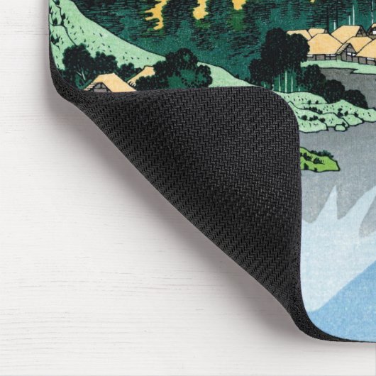 河口北斎の姿を映す富士 マウスパッド (コーナー)