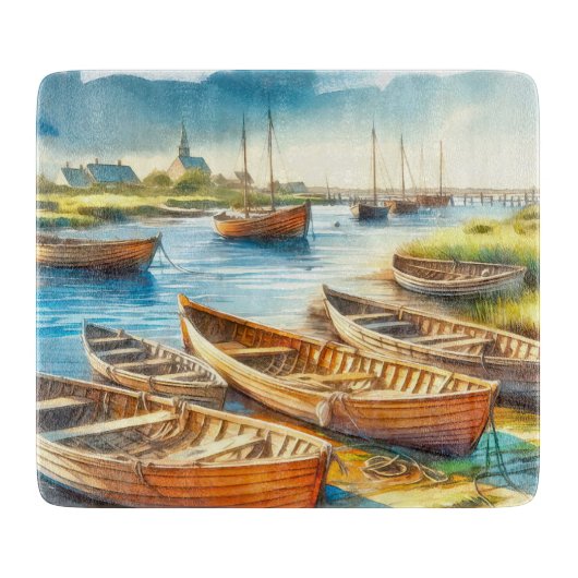 河口安静 カッティングボード (正面)