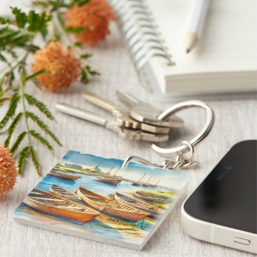 河口安静 キーホルダー (正面右)