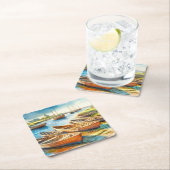 河口安静 スクエアペーパーコースター (インサイチュ)