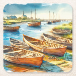 河口安静 スクエアペーパーコースター