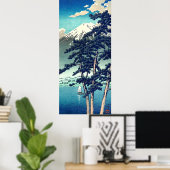 河口湖　川瀬巴水 1931 ポスター (ホームオフィス)