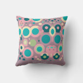 河合円ピンク海軍アイソメパターン クッション (裏面)