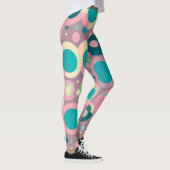 河合円ピンク海軍アイソメパターン レギンス (右)