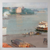 河岸で | ウィリアム・ブレア・ブルース ポスター (正面)