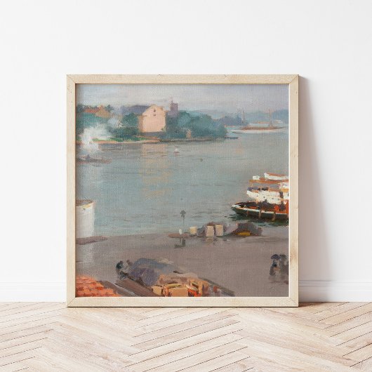 河岸で | ウィリアム・ブレア・ブルース ポスター