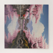 河岸の桜 ジグソーパズル (横)