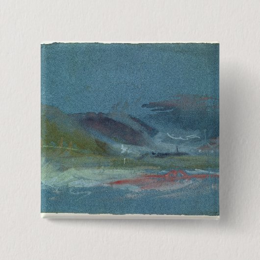 河岸、c.1830 缶バッジ (正面)