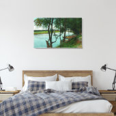 河川に上陸した船舶のロシアの見解 キャンバスプリント (インサイチュ (寝室))