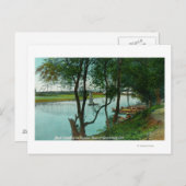 河川に上陸した船舶のロシアの見解 ポストカード (正面/裏面)