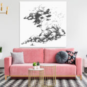 河川の印象 キャンバスプリント (インサイチュ (リビング))