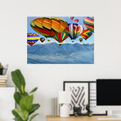 河川の合流先 ポスター (ホームオフィス)