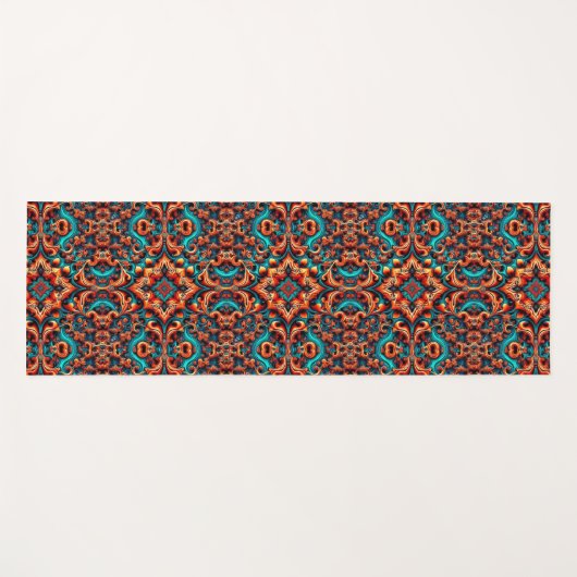 河川の流れ – ヨガマット (正面(横))