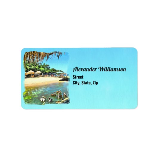 河川の海0330住所 ラベル (正面)