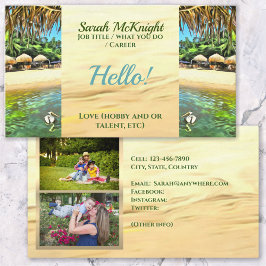 河川の海0330呼び出しカード コーリングカード