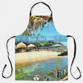 河川の海0330 エプロン (正面)