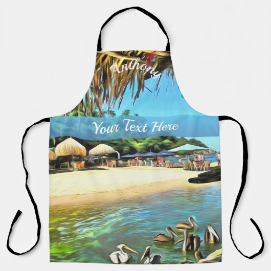 河川の海0330 エプロン (正面)