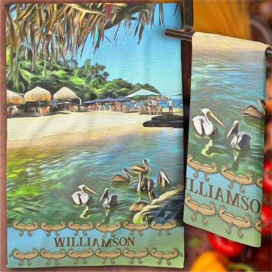 河川の海0330 キッチンタオル