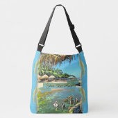 河川の海0330 クロスボディバッグ (正面)