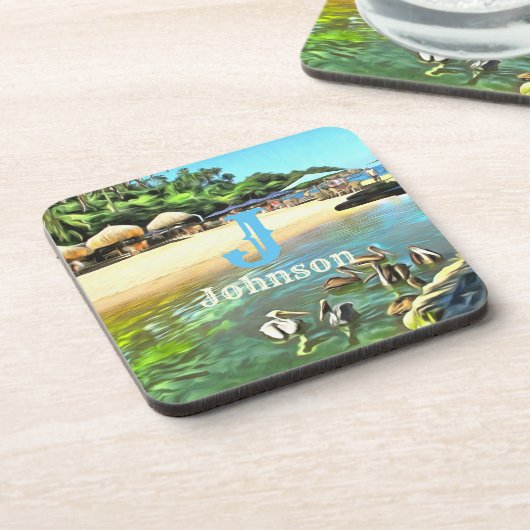 河川の海0330 コースター (左側)