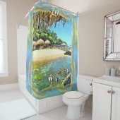 河川の海0330 シャワーカーテン (インサイチュ)