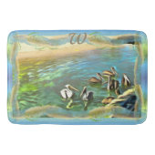 河川の海0330 バスマット (正面)