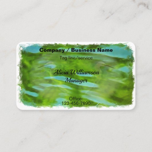 河川クレーンの反射0335 名刺 (正面)