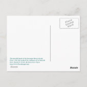 河川ビーチはがき ポストカード (裏面)