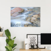 河川岩のポスター ポスター (ホームオフィス)