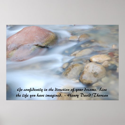 河川岩のポスター ポスター (正面)