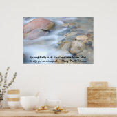 河川岩のポスター ポスター (キッチン)