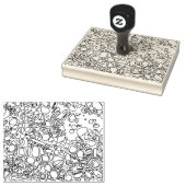 河川岩質組織 ラバースタンプ (押印)