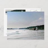 河川工事 ポストカード (正面/裏面)