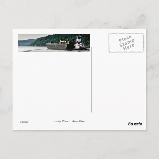 河川工事 ポストカード (裏面)