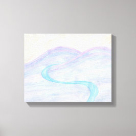 河川幽霊キャンバス印刷 キャンバスプリント