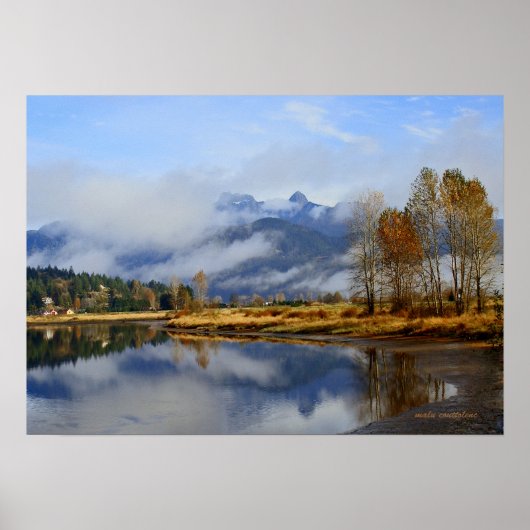 河川景ポスター ポスター (正面)