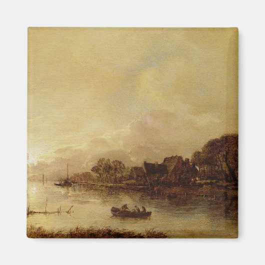 河川景観 マグネット (正面)