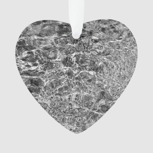 河川水のさざ波 オーナメント (正面)