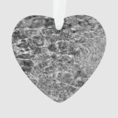 河川水のさざ波 オーナメント (裏面)