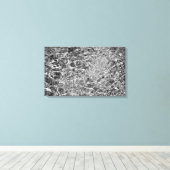 河川水のさざ波 キャンバスプリント (インサイチュ (ウッドフロア))