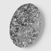 河川水のさざ波 ラージ壁時計 (傾斜)