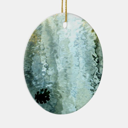 河川水のクリスマスのオーナメント セラミックオーナメント (右)