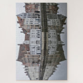 河川水の建物の反射 ジグソーパズル (縦)